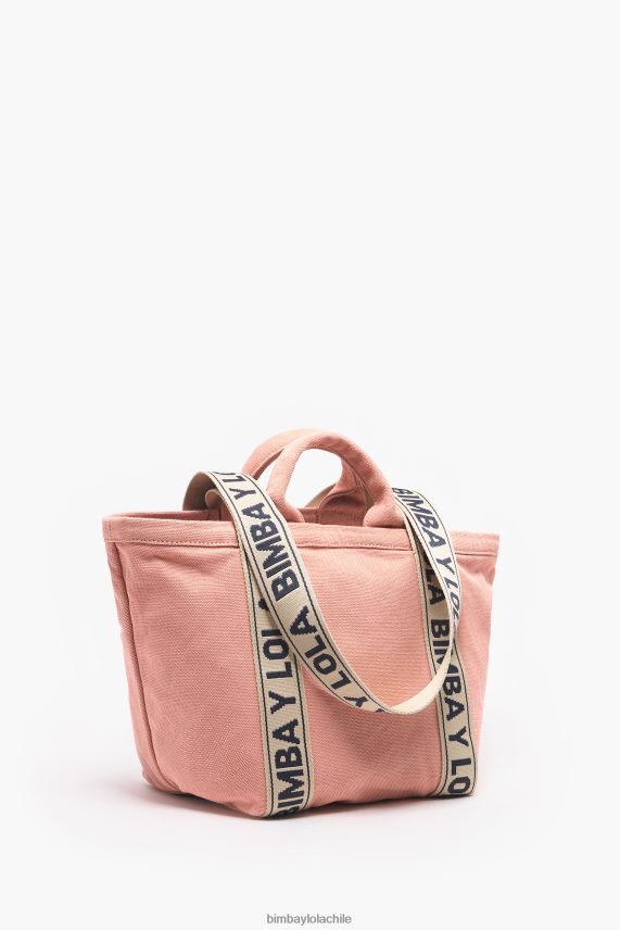 Bimba Y Lola bolso shopper de lona PT688483 accesorios rosa