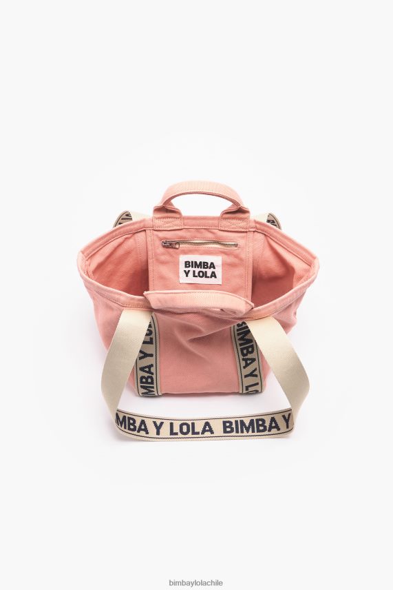 Bimba Y Lola bolso shopper de lona PT688483 accesorios rosa