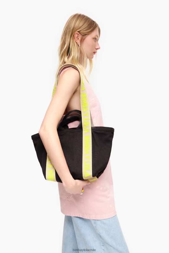 Bimba Y Lola bolso shopper de lona PT688487 accesorios antracita