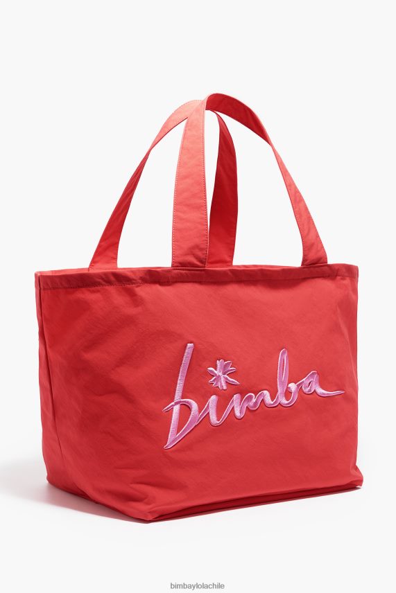 Bimba Y Lola bolso shopper de nailon PT6884123 accesorios rojo