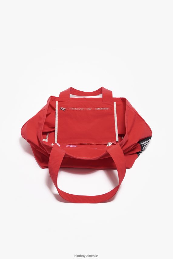 Bimba Y Lola bolso shopper de nailon PT6884123 accesorios rojo