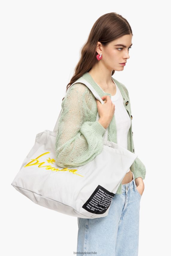 Bimba Y Lola bolso shopper de nailon PT6884124 accesorios gris