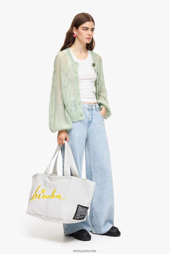 Bimba Y Lola bolso shopper de nailon PT6884124 accesorios gris