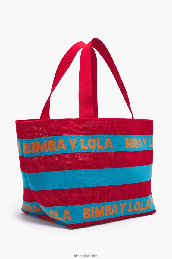 Bimba Y Lola bolso shopper de punto PT6884126 accesorios rojo