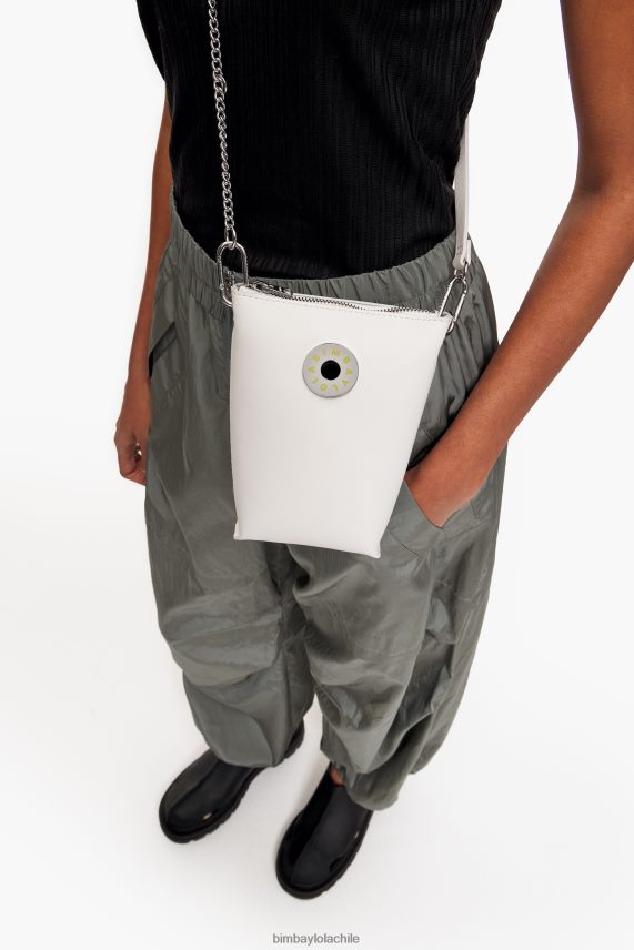 Bimba Y Lola bandolera de piel PT6884153 accesorios blanco