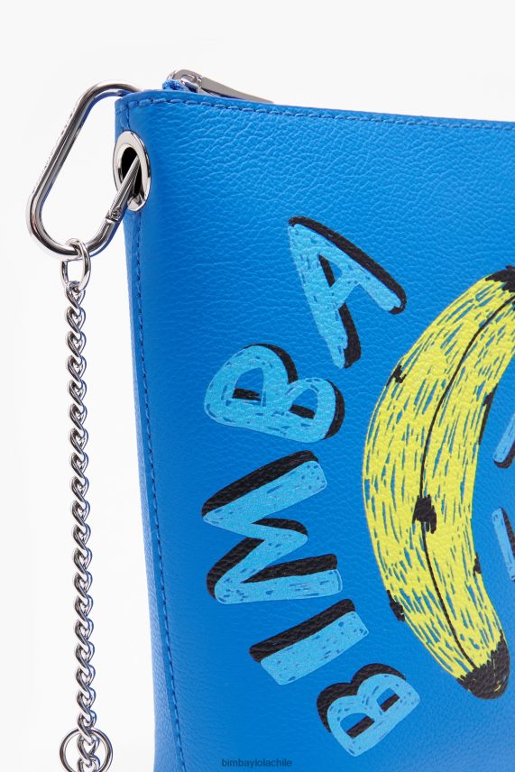 Bimba Y Lola bolsa crossbody byl con estampado de plátanos PT6884152 accesorios azul