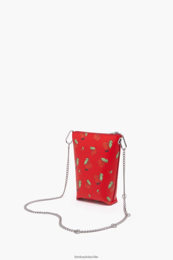 Bimba Y Lola bolsa crossbody con estampado de cerezas PT6884149 accesorios rojo