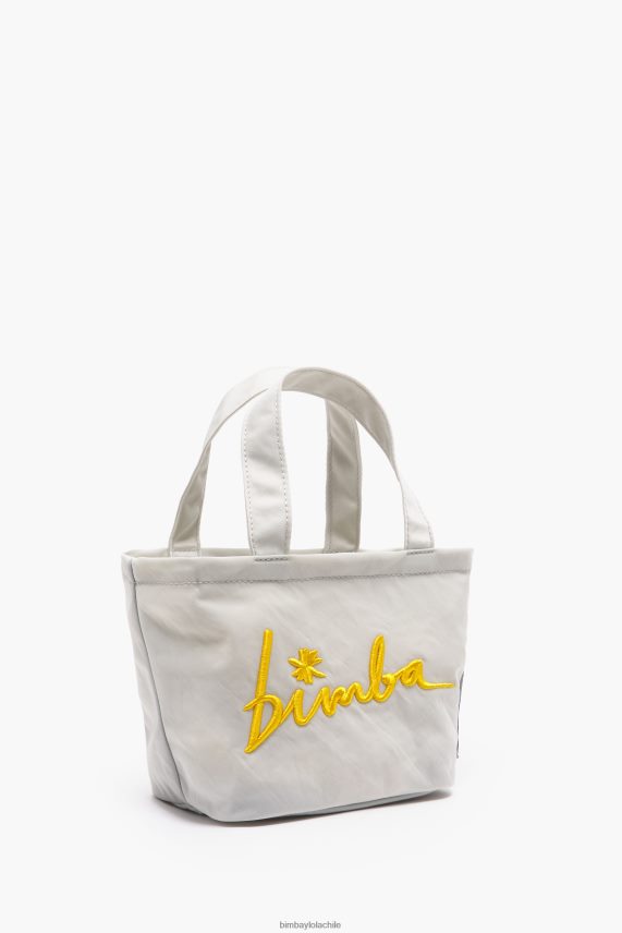 Bimba Y Lola bolso mini trapecio de nailon PT6884158 accesorios gris hielo