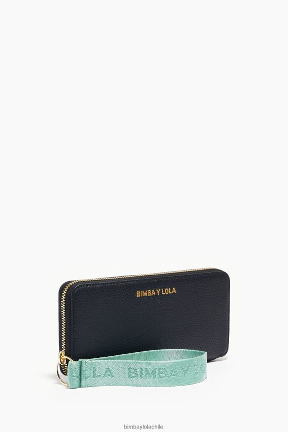 Bimba Y Lola billetera de cuero PT68841068 accesorios negro