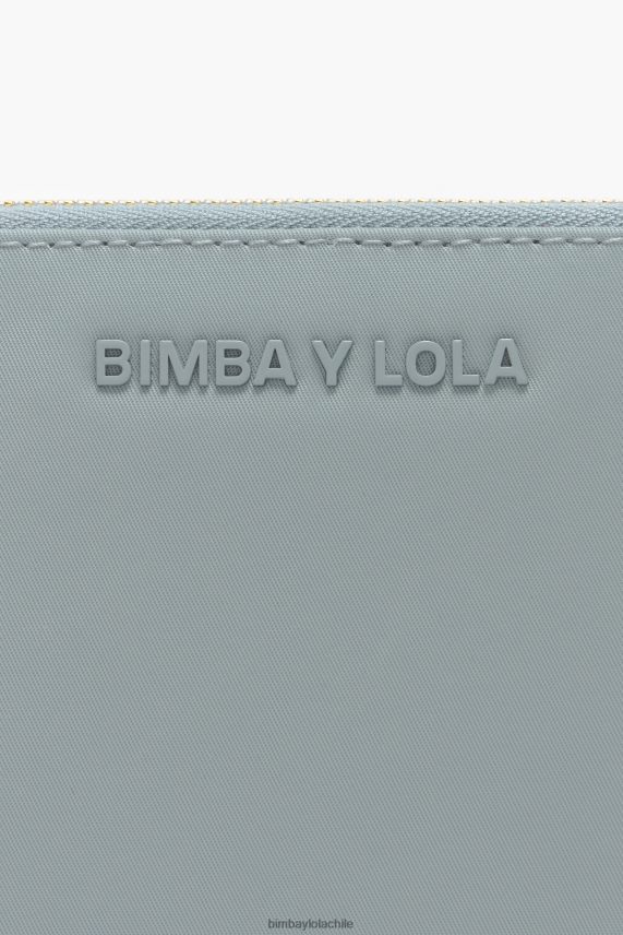 Bimba Y Lola cartera tipo libro de nailon PT68841071 accesorios aguamarina