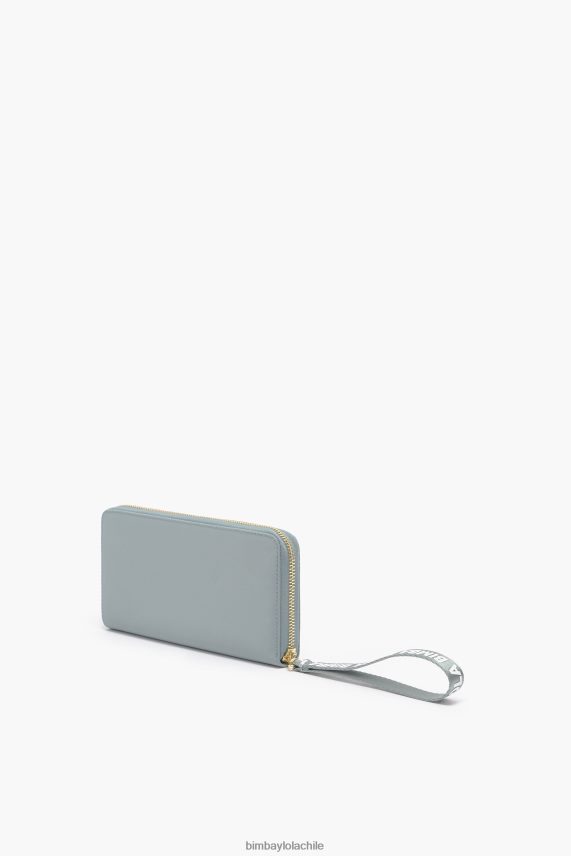 Bimba Y Lola cartera tipo libro de nailon PT68841071 accesorios aguamarina