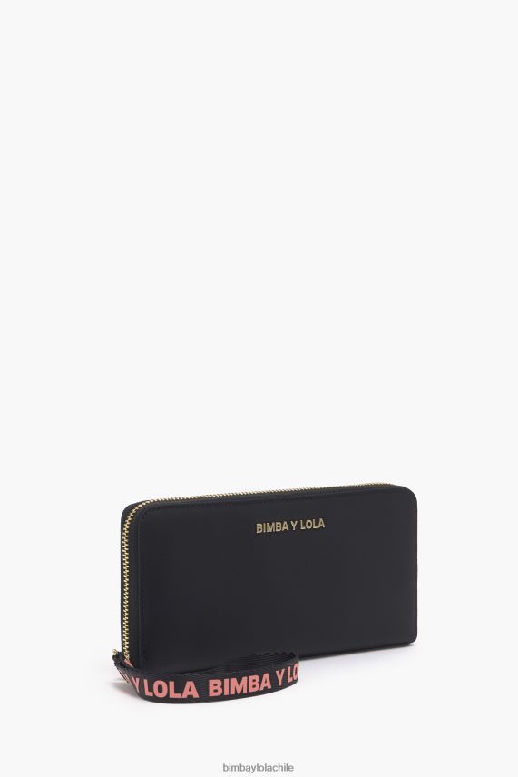 Bimba Y Lola cartera tipo libro de nailon PT68841072 accesorios negro