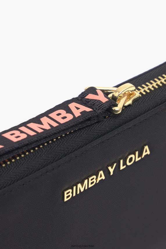 Bimba Y Lola cartera tipo libro de nailon PT68841072 accesorios negro