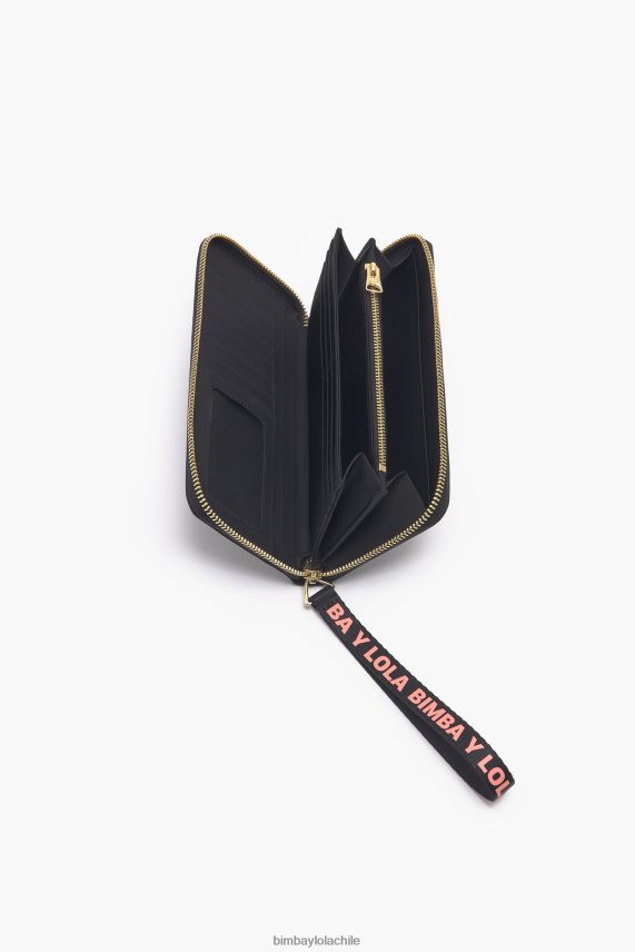 Bimba Y Lola cartera tipo libro de nailon PT68841072 accesorios negro