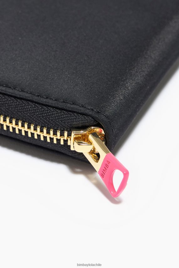 Bimba Y Lola cartera tipo libro de nailon PT68841076 accesorios negro
