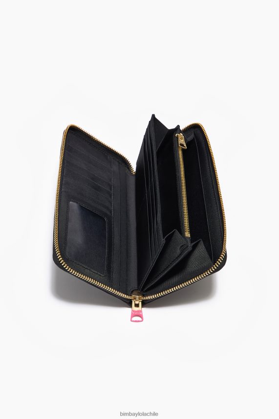 Bimba Y Lola cartera tipo libro de nailon PT68841076 accesorios negro