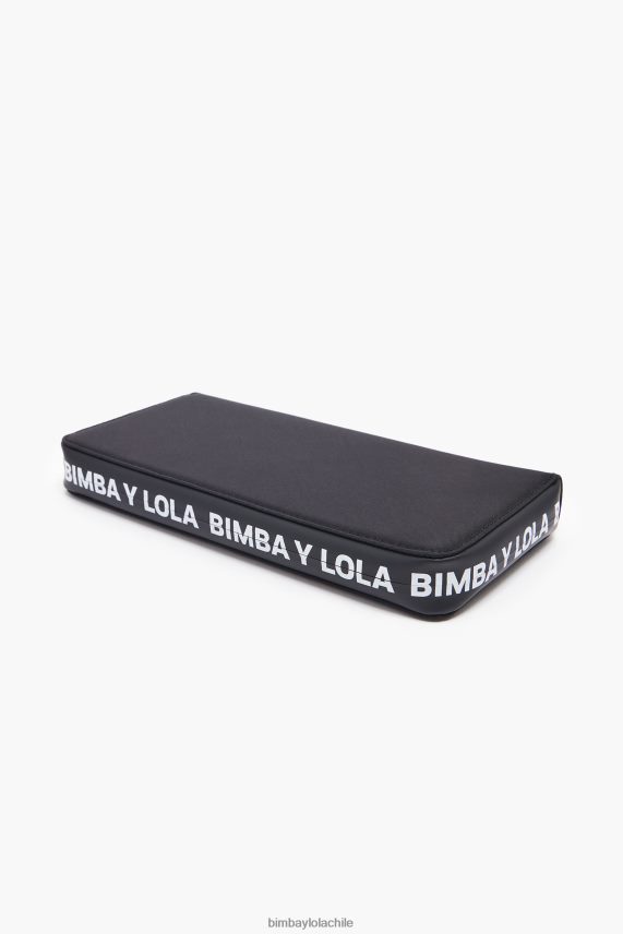 Bimba Y Lola cartera tipo libro de nailon PT68841077 accesorios negro
