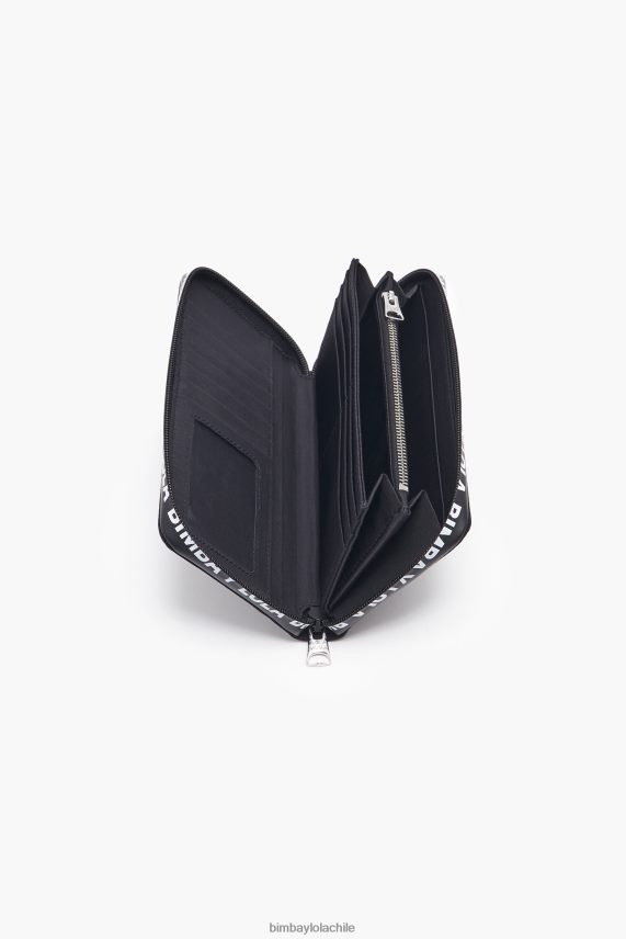 Bimba Y Lola cartera tipo libro de nailon PT68841077 accesorios negro