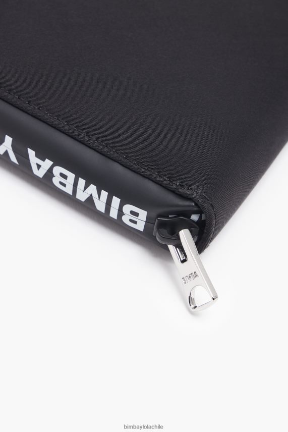 Bimba Y Lola cartera tipo libro de nailon PT68841077 accesorios negro