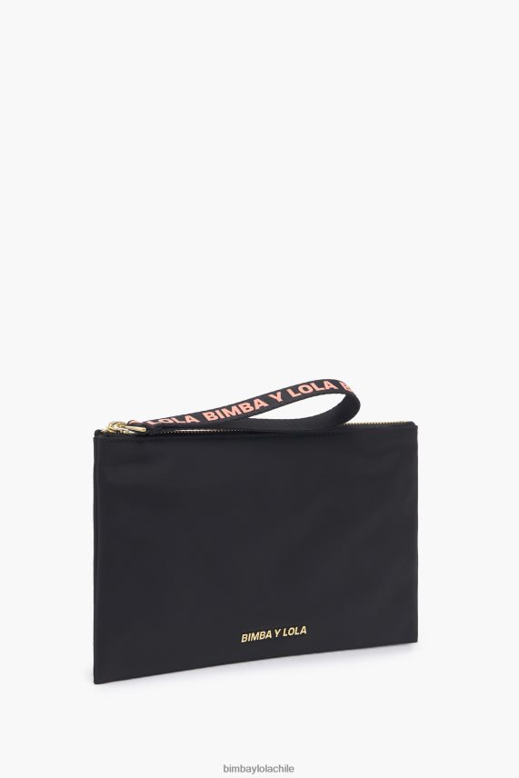 Bimba Y Lola Neceser rectangular mediano de nailon PT68841101 accesorios negro