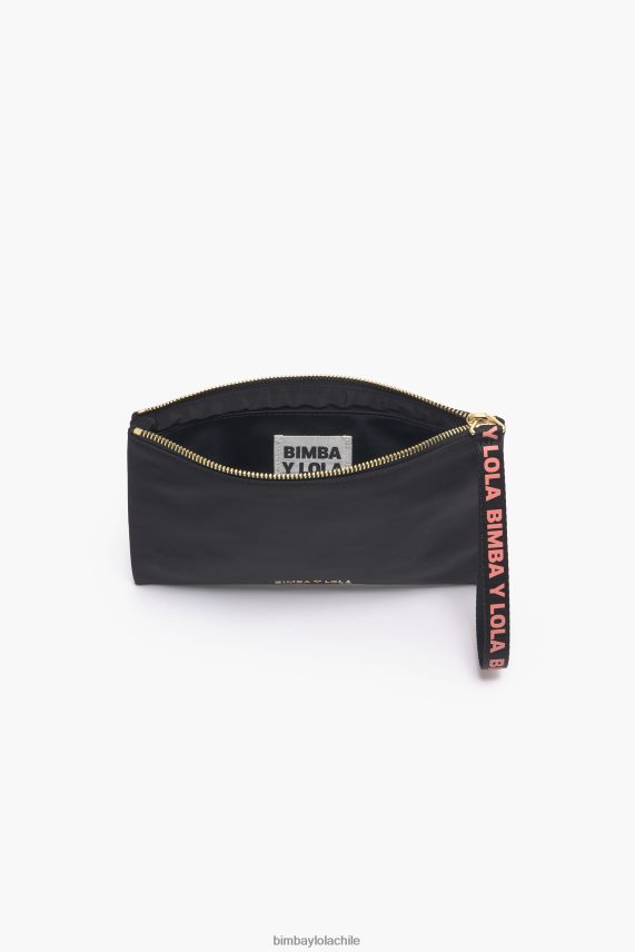 Bimba Y Lola Neceser rectangular mediano de nailon PT68841101 accesorios negro