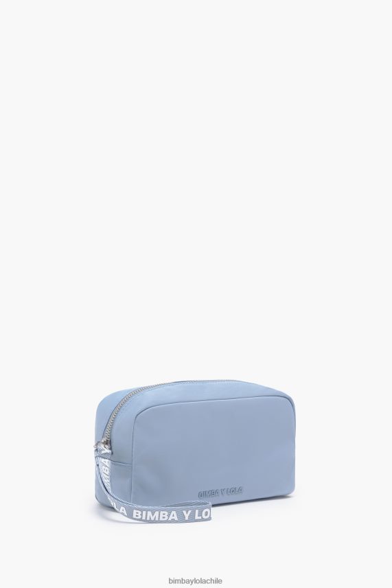 Bimba Y Lola estuche de maquillaje rectangular de nailon PT68841090 accesorios azul