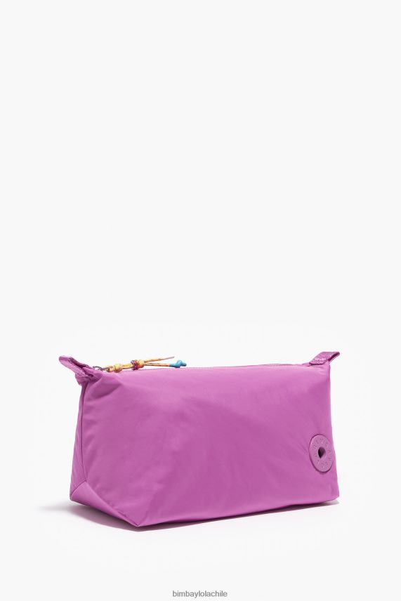 Bimba Y Lola estuche de maquillaje trapecio de nailon PT68841106 accesorios rosa