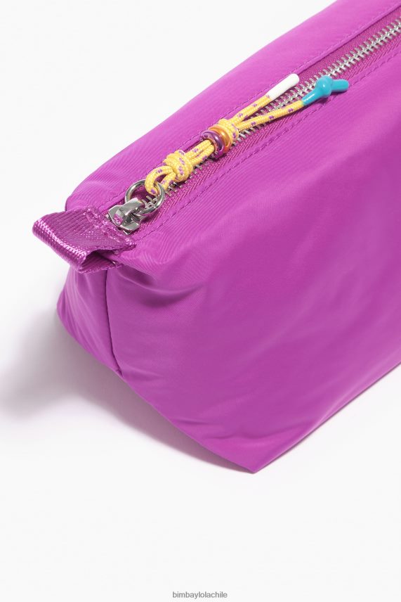 Bimba Y Lola estuche de maquillaje trapecio de nailon PT68841109 accesorios rosa