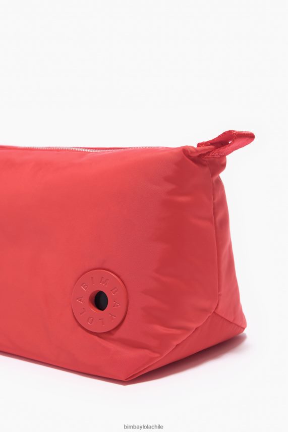 Bimba Y Lola estuche de maquillaje trapecio de nailon PT68841110 accesorios rojo