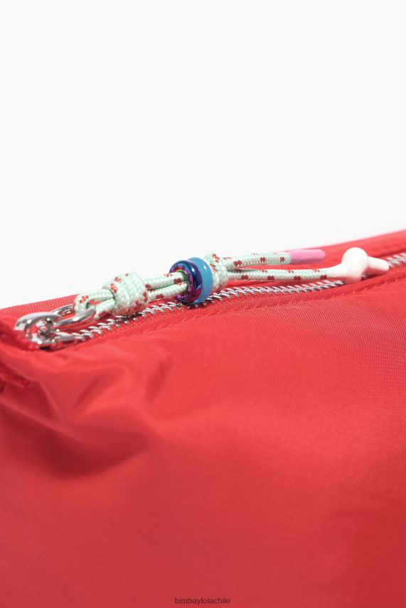 Bimba Y Lola estuche de maquillaje trapecio de nailon PT68841110 accesorios rojo