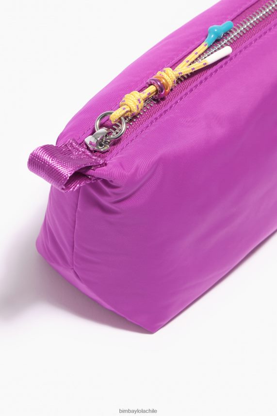 Bimba Y Lola estuche de maquillaje trapecio de nailon PT68841111 accesorios rosa