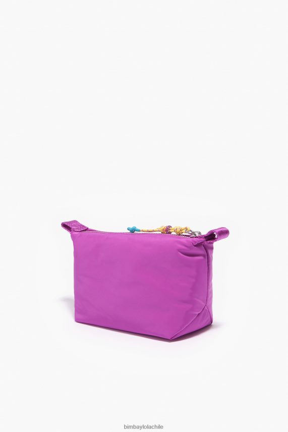 Bimba Y Lola estuche de maquillaje trapecio de nailon PT68841111 accesorios rosa