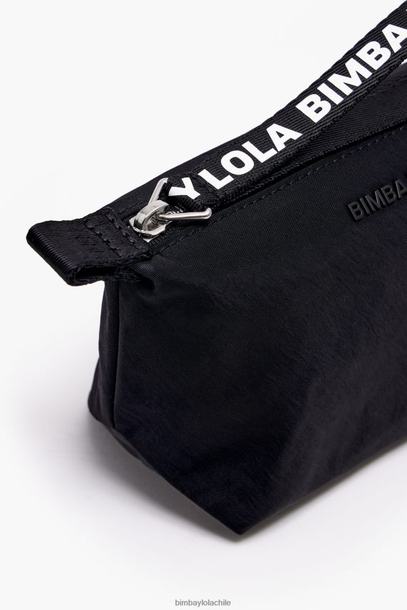 Bimba Y Lola estuche de maquillaje trapecio de nailon PT68841114 accesorios negro