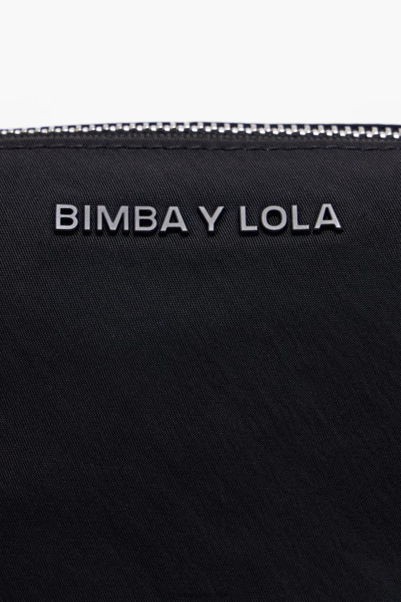 Bimba Y Lola estuche de maquillaje trapecio de nailon PT68841114 accesorios negro