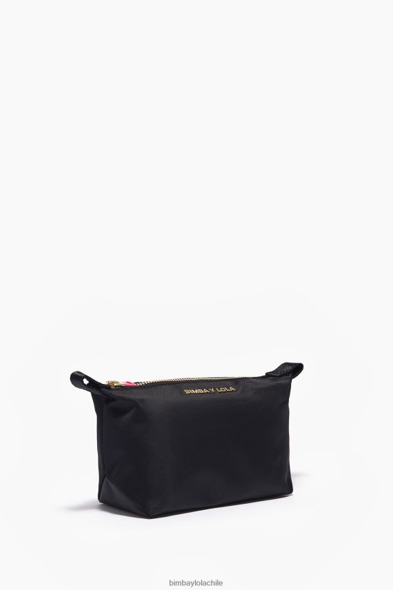 Bimba Y Lola estuche de maquillaje trapecio de nailon PT68841115 accesorios negro