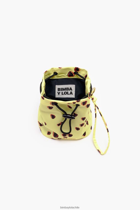 Bimba Y Lola minibolso bombonera pequeño con estampado de corazones PT68841084 accesorios amarillo