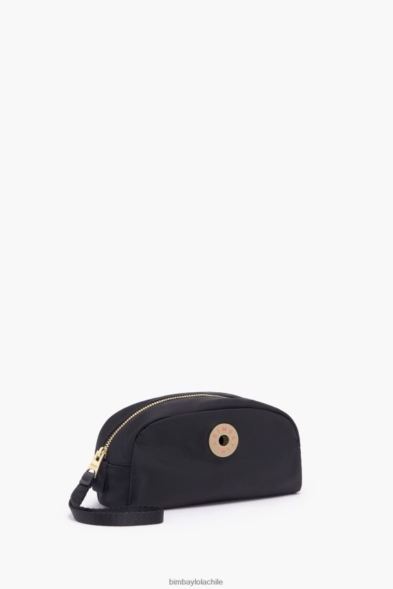 Bimba Y Lola neceser media luna de nailon PT68841100 accesorios negro