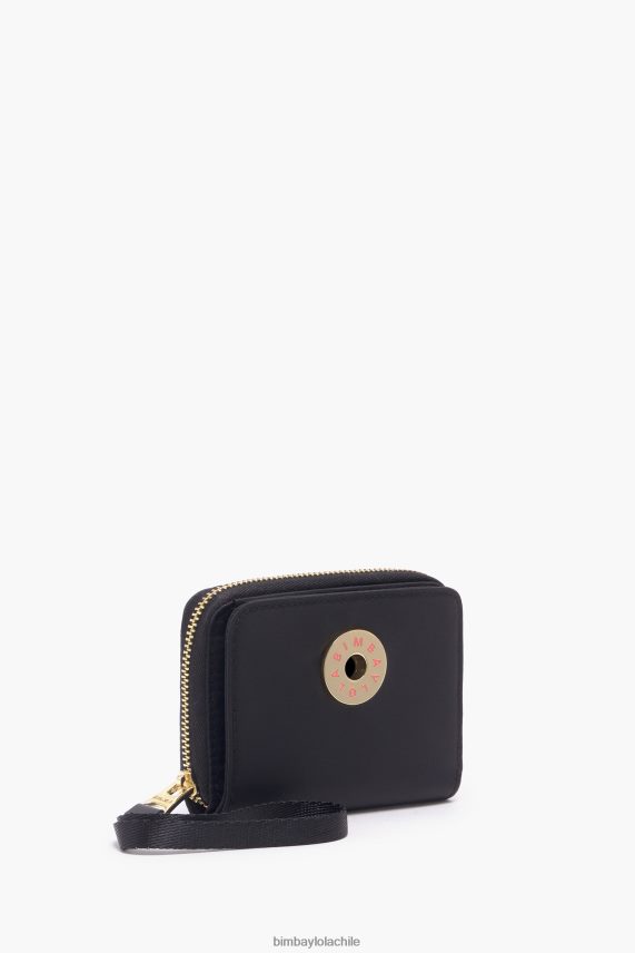 Bimba Y Lola monedero con solapa de nailon PT68841029 accesorios negro