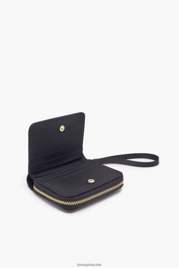 Bimba Y Lola monedero con solapa de nailon PT68841029 accesorios negro