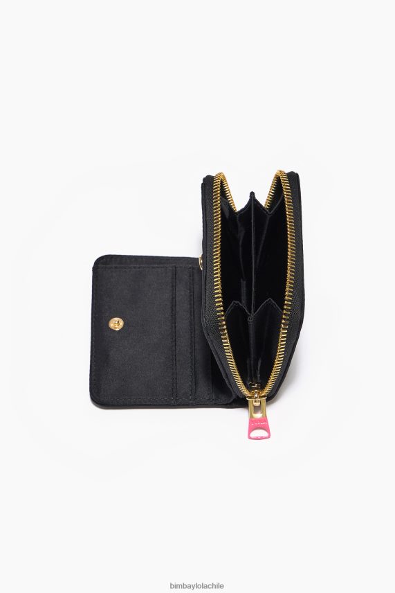 Bimba Y Lola monedero con solapa de nailon PT68841058 accesorios negro