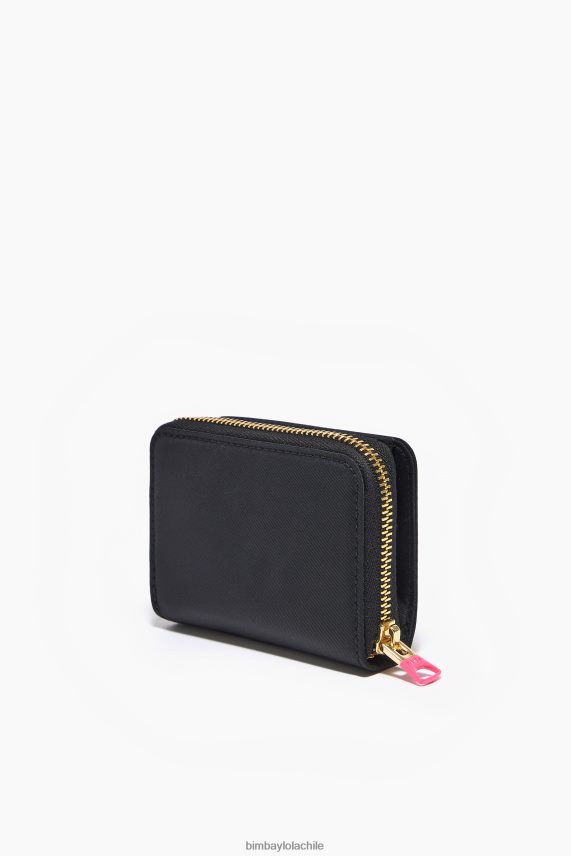 Bimba Y Lola monedero con solapa de nailon PT68841058 accesorios negro