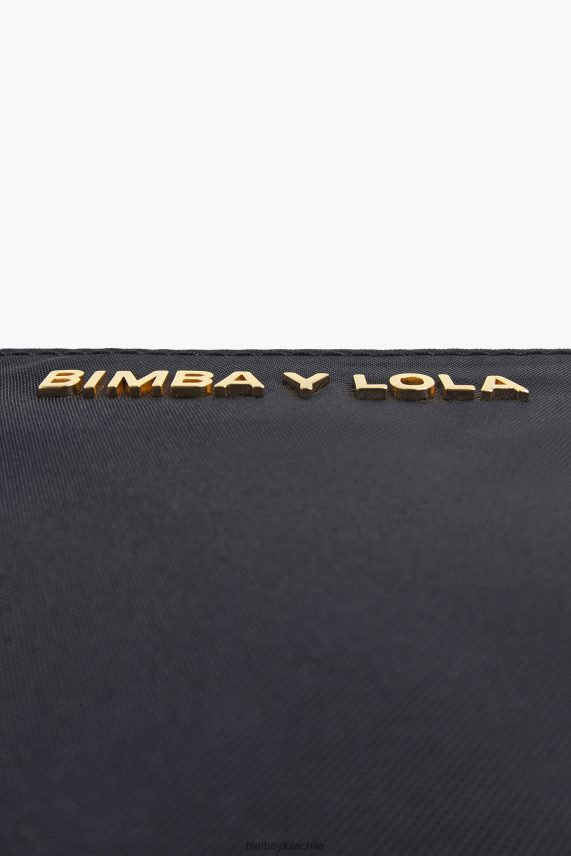 Bimba Y Lola monedero curvo de nailon PT68841020 accesorios negro