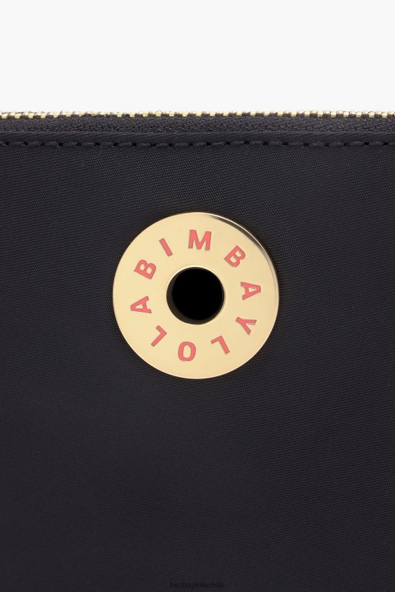 Bimba Y Lola monedero curvo de nailon PT68841031 accesorios negro