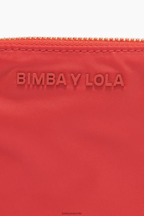 Bimba Y Lola monedero curvo de nailon PT68841064 accesorios rojo