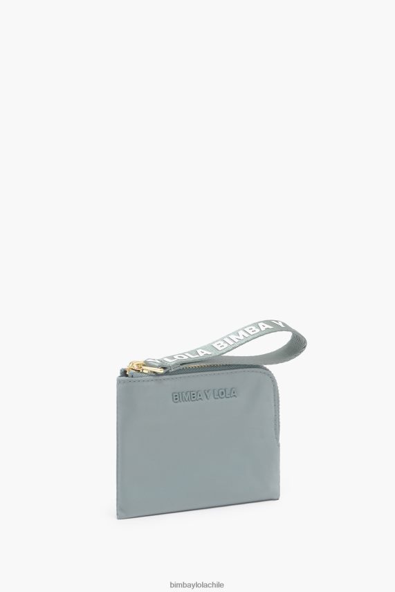 Bimba Y Lola monedero curvo de nailon PT6884980 accesorios aguamarina