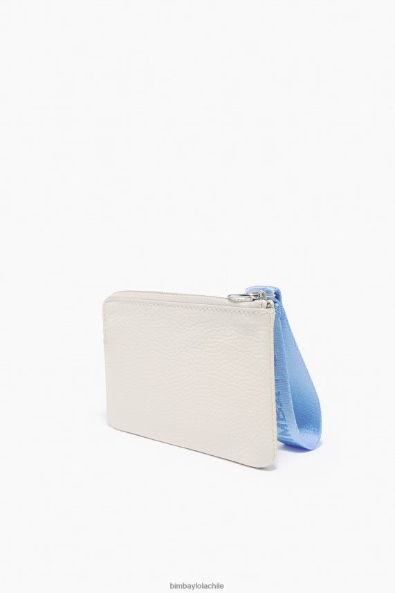 Bimba Y Lola monedero curvo de piel PT68841048 accesorios blanco