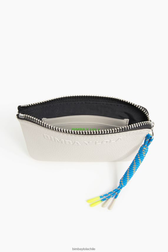 Bimba Y Lola monedero de cuero PT6884994 accesorios blanco