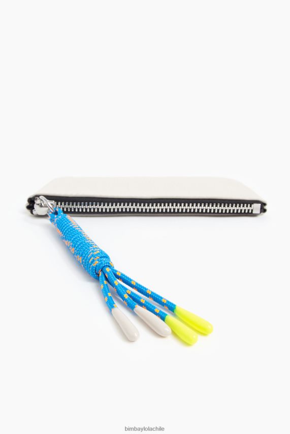 Bimba Y Lola monedero de cuero PT6884995 accesorios blanco