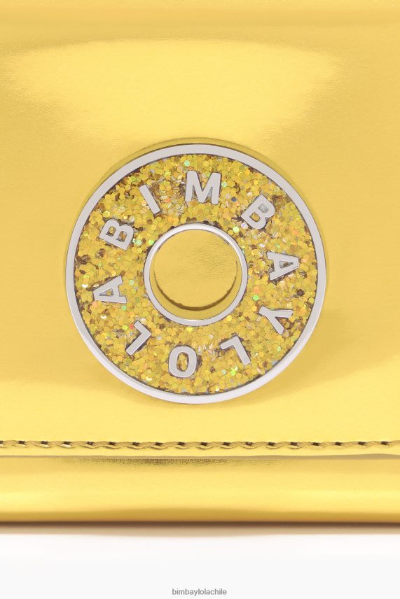 Bimba Y Lola monedero de patente PT68841051 accesorios amarillo