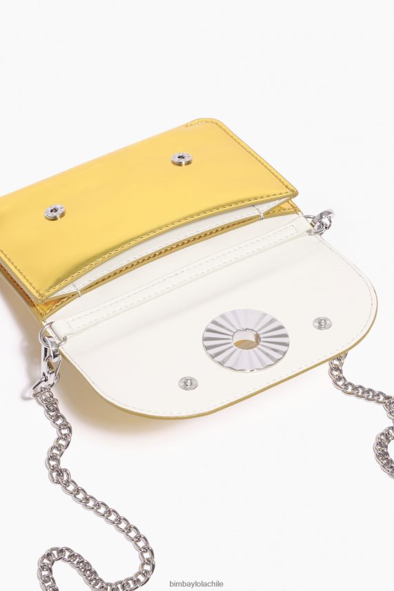 Bimba Y Lola monedero de patente PT68841051 accesorios amarillo